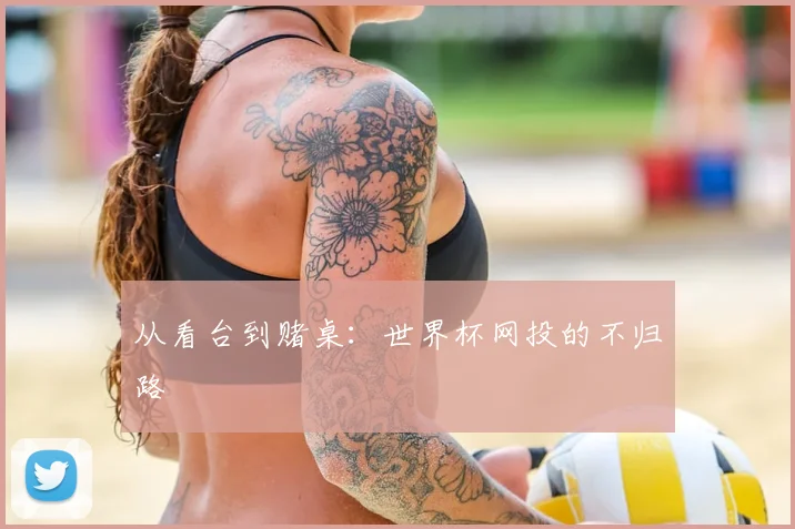 从看台到赌桌:世界杯网投的不归路